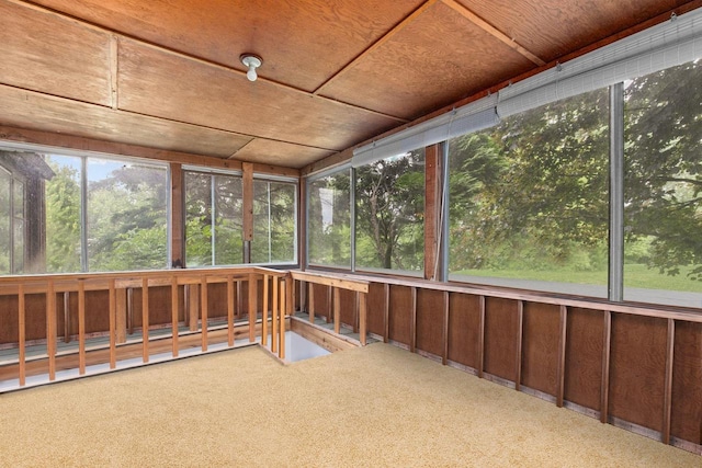 8950 Pine Ln, Fremont, WI 54940 - view of unfurnished sunroom