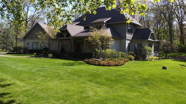 N1760 W Valley Park Rd, Lake Geneva, WI 53147 - view of front facade featuring a front yard