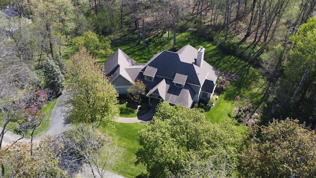 N1760 W Valley Park Rd, Lake Geneva, WI 53147 - view from above of property