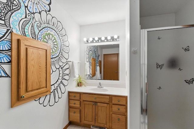 26 Maple Valley Ct, Madison, WI 53719 - bathroom featuring a shower stall and vanity