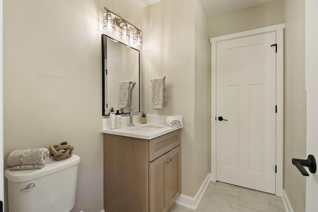 2336 128th St, Pleasant Prairie, WI 53158 - bathroom featuring vanity and baseboards