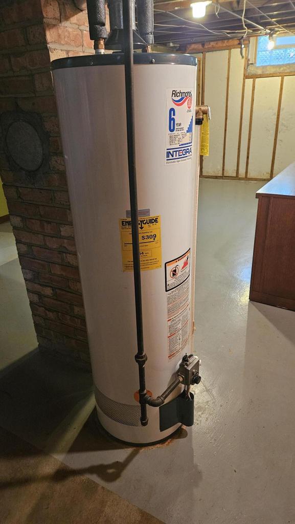 1518 Lathrop Ave, Racine, WI 53405 - utility room with gas water heater
