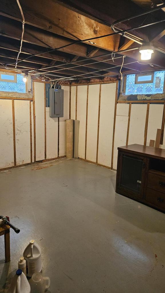1518 Lathrop Ave, Racine, WI 53405 - below grade area with electric panel and healthy amount of natural light