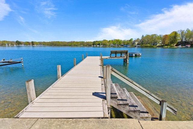W5374 Westshore Dr, Elkhorn, WI 53121 - dock with a water view