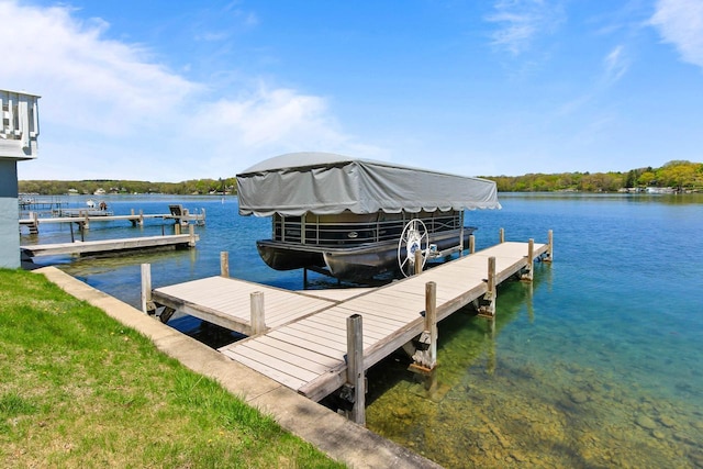 W5374 Westshore Dr, Elkhorn, WI 53121 - dock area with a water view