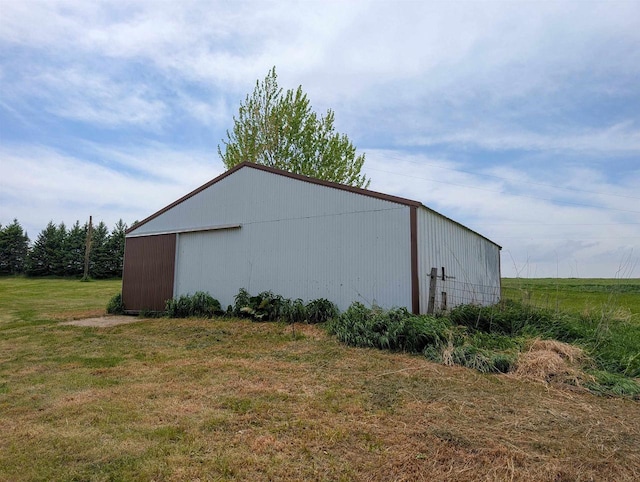 774 Enloe Rd, Rewey, WI 53580 - view of pole building with a yard