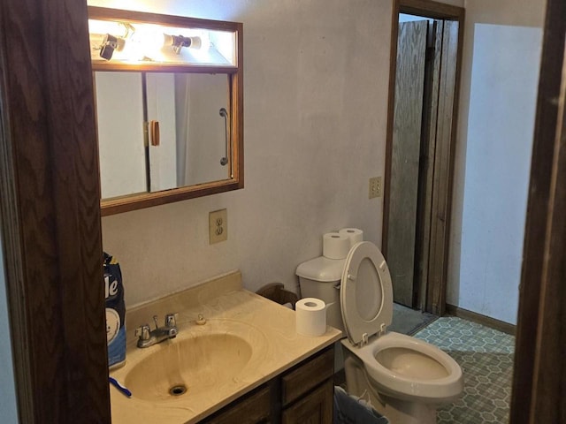 774 Enloe Rd, Rewey, WI 53580 - bathroom featuring vanity and a shower stall