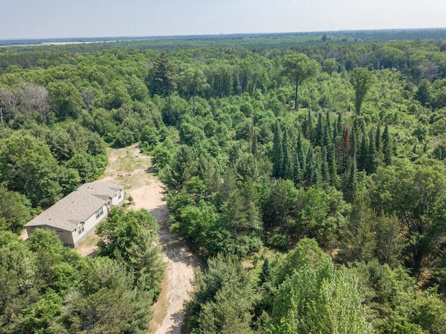 W5671 8th St, Necedah, WI 54646 - aerial view of a forest