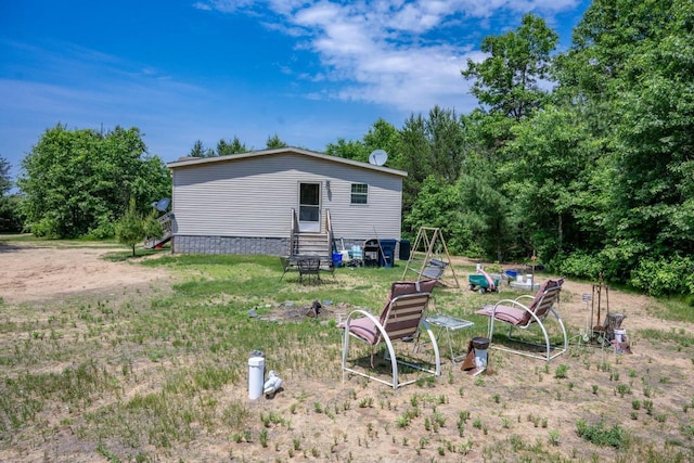 W5671 8th St, Necedah, WI 54646 - view of yard with entry steps