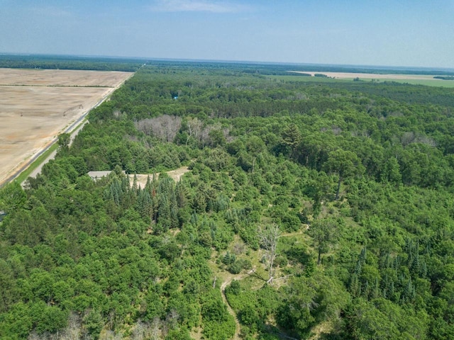 W5671 8th St, Necedah, WI 54646 - aerial view of a heavily wooded area