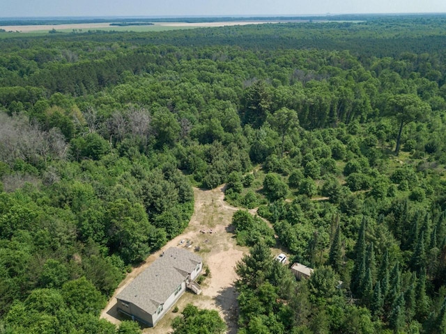 W5671 8th St, Necedah, WI 54646 - aerial view of a heavily wooded area