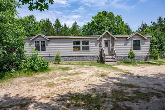 W5671 8th St, Necedah, WI 54646 - manufactured / mobile home featuring crawl space