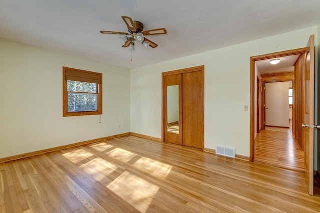 6592 Whalen Rd, Verona, WI 53593 - empty room with light wood-type flooring and ceiling fan