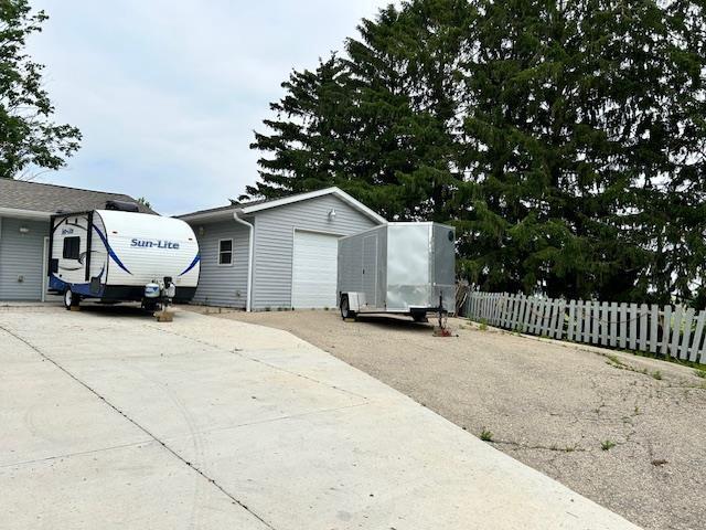 6592 Whalen Rd, Verona, WI 53593 - exterior space with concrete driveway
