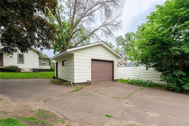 225 W Elm St, Chippewa Falls, WI 54729 - detached garage with asphalt driveway