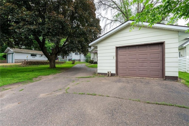 225 W Elm St, Chippewa Falls, WI 54729 - detached garage with asphalt driveway