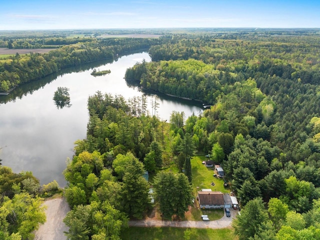 W9173 W 10th Rd, Pound, WI 54161 - aerial view of a nearby body of water and a forest