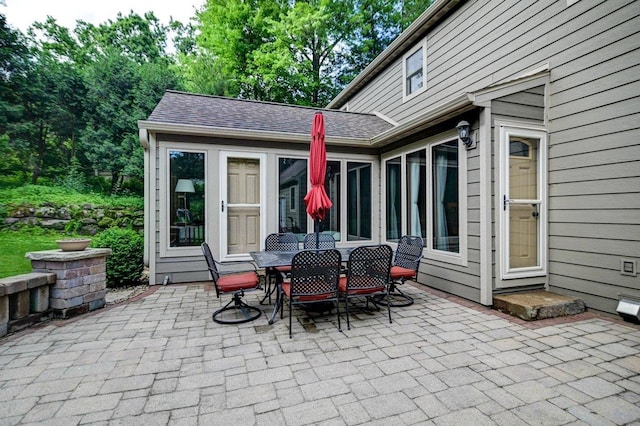 3590 Sabaka Trl, Verona, WI 53593 - view of patio with outdoor dining space