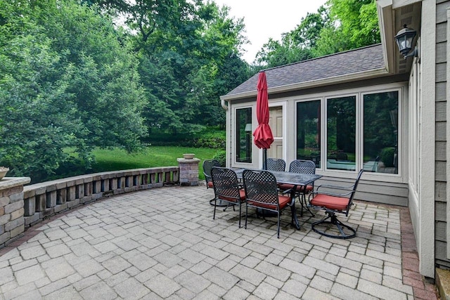 3590 Sabaka Trl, Verona, WI 53593 - view of patio featuring outdoor dining area