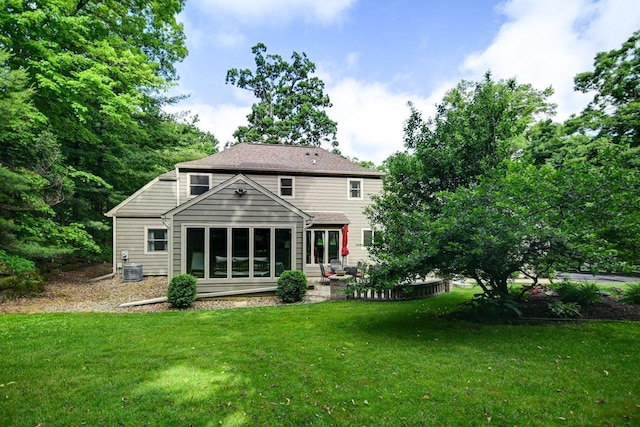 3590 Sabaka Trl, Verona, WI 53593 - rear view of house featuring a patio area and a yard