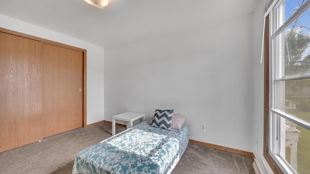 2408 Park Pl Unit D, Sheboygan, WI 53083 - carpeted bedroom with multiple windows