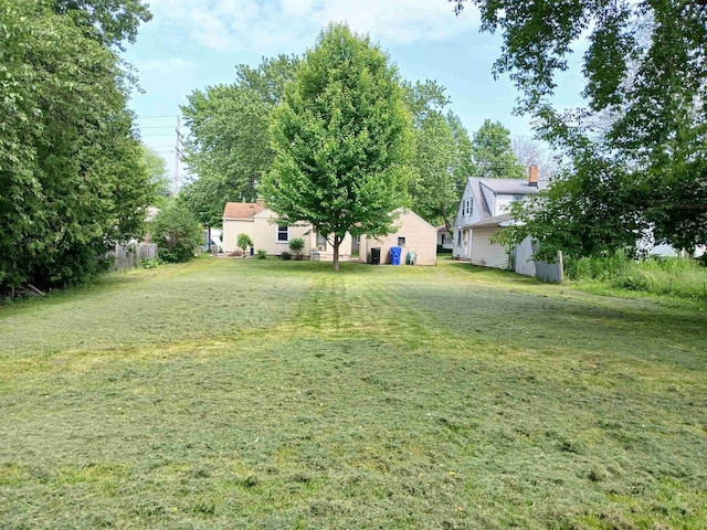1415 S Kernan St, Appleton, WI 54915 - view of green lawn with a storage unit