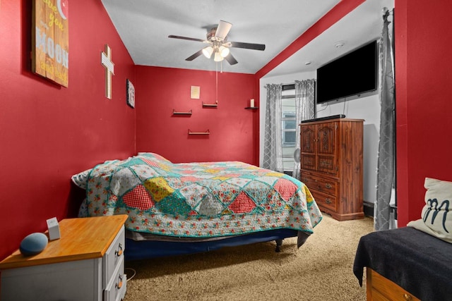 814 Quinney Ave, Kaukauna, WI 54130 - bedroom featuring carpet floors and ceiling fan