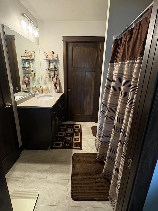 4842 N Marlo Way Unit 35, Appleton, WI 54913 - full bathroom featuring vanity, tile patterned flooring, and curtained shower