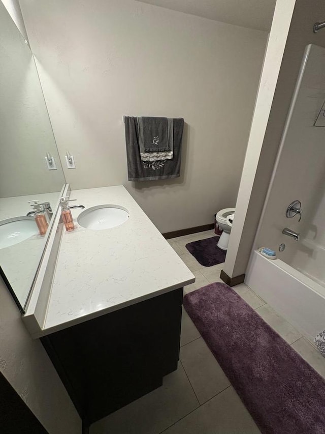 4842 N Marlo Way Unit 35, Appleton, WI 54913 - full bath featuring vanity, tile patterned flooring, and shower / bathtub combination