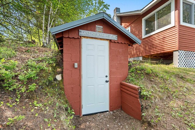 9347 Musky Bay Ln, Harshaw, WI 95429 - view of shed