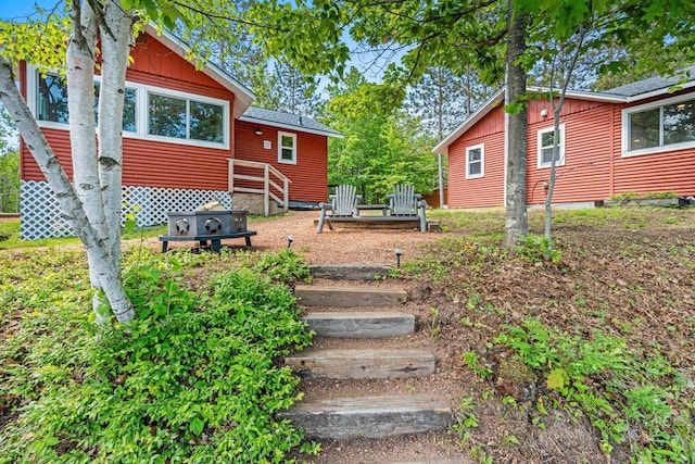 9347 Musky Bay Ln, Harshaw, WI 95429 - view of yard