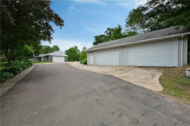 W5342 County Highway F, Trego, WI 54888 - view of detached garage