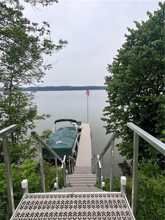2045 Ol Hays Rd, Birchwood, WI 54817 - dock featuring a water view