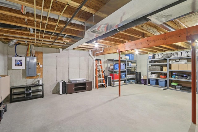 7042 Littlemore Dr, Madison, WI 53718 - unfinished basement with electric panel