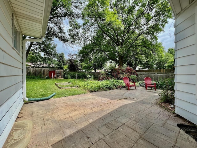 2413 Ravenswood Rd, Madison, WI 53711 - fenced backyard with a patio area