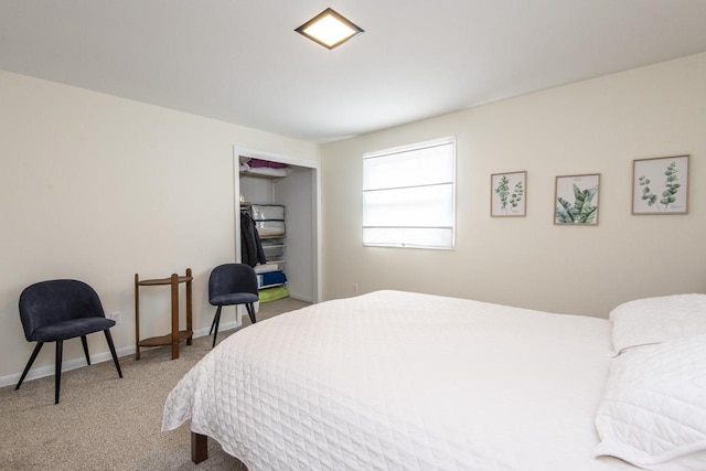 8725 N Fielding Rd, Bayside, WI 53217 - carpeted bedroom featuring a closet and baseboards