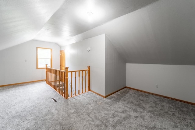 2941 Plover Rd, Wisconsin Rapids, WI 54494 - additional living space with carpet and lofted ceiling
