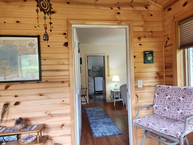 36805 N County Highway J, Bayfield, WI 54814 - living area with wood walls and wood finished floors