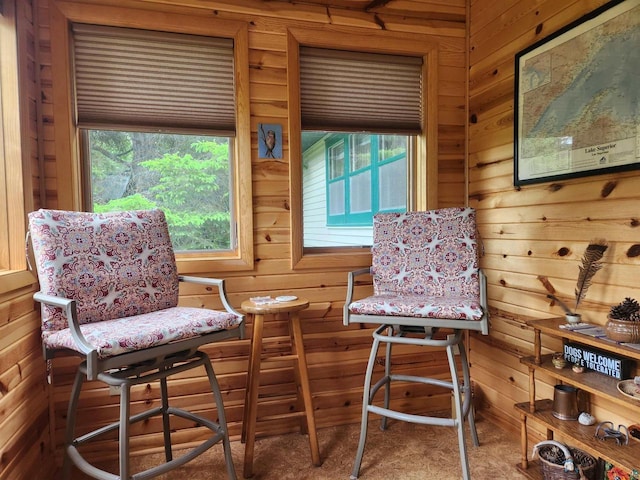 36805 N County Highway J, Bayfield, WI 54814 - sitting room with wood walls
