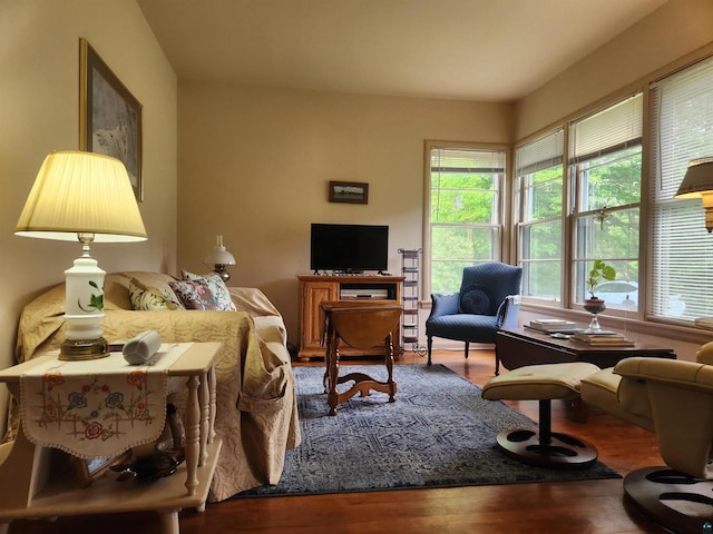 36805 N County Highway J, Bayfield, WI 54814 - living room with wood finished floors