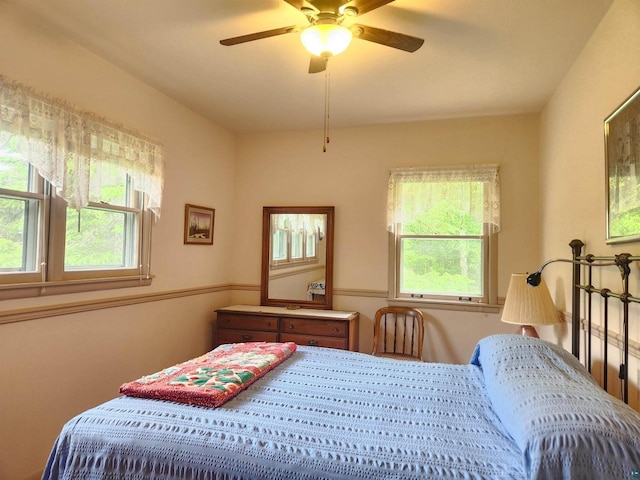 36805 N County Highway J, Bayfield, WI 54814 - bedroom with ceiling fan