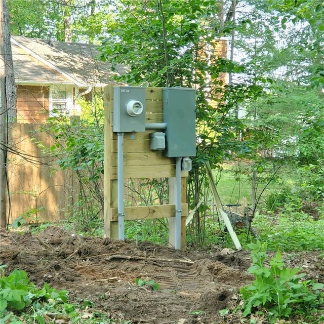 7766 Thunder Point Rd, Hayward, WI 54843 - exterior view of electric meter