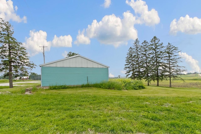N2485 County Road Ii, Columbus, WI 53925 - view of pole building with a yard