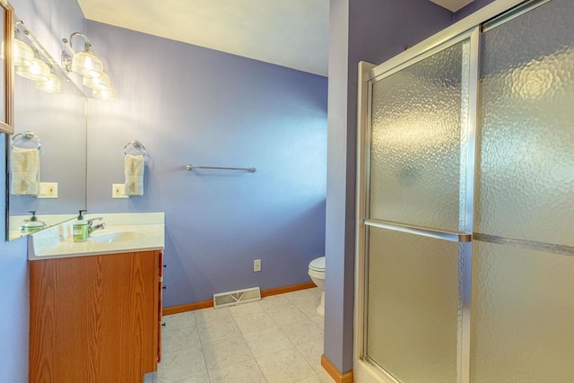 1227 N 3rd St, Monroe, WI 53566 - full bathroom featuring vanity and a stall shower