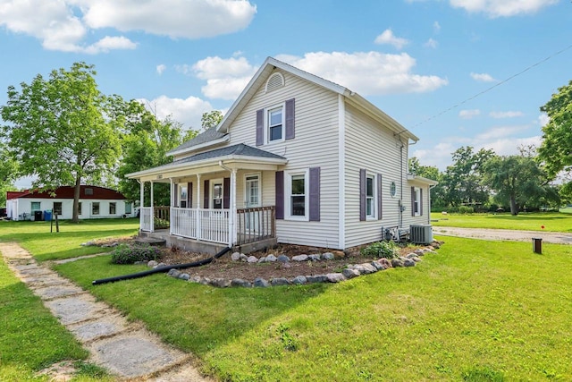 1383 Range Trl, Verona, WI 53593 - traditional home featuring a porch and a front yard