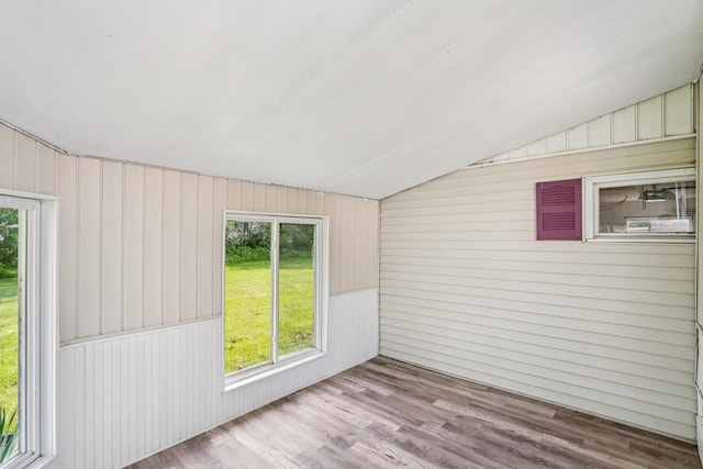 1383 Range Trl, Verona, WI 53593 - unfurnished sunroom with healthy amount of natural light and vaulted ceiling