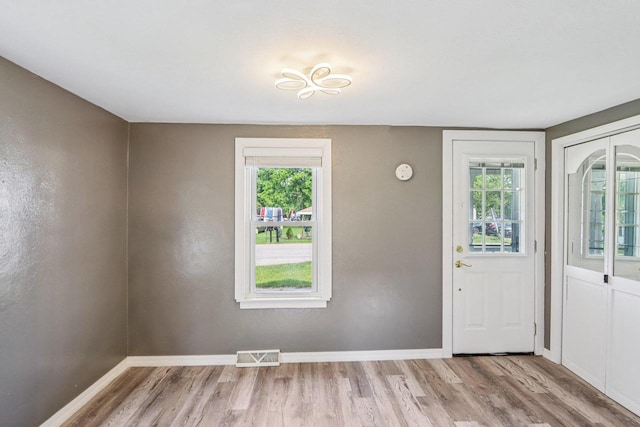 1383 Range Trl, Verona, WI 53593 - foyer entrance featuring wood finished floors