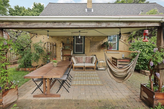 3154 N 82nd St, Milwaukee, WI 53222 - view of patio with outdoor lounge area