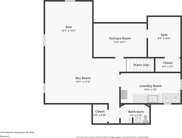 3154 N 82nd St, Milwaukee, WI 53222 - view of home floor plan