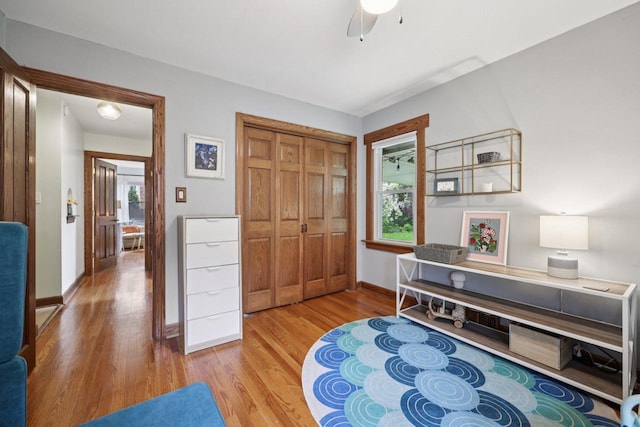 3154 N 82nd St, Milwaukee, WI 53222 - office space featuring wood finished floors and ceiling fan